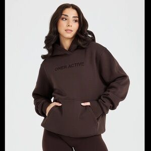 Oner Active 70% Cocoa Classic Lounge Oversized Hoodie